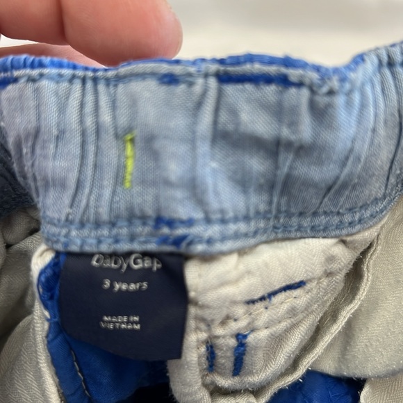 3t baby gap blue cargo shorts - Picture 3 of 3